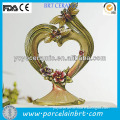 yellowgreen love shaped ceramic dragonfly decorations for weddings